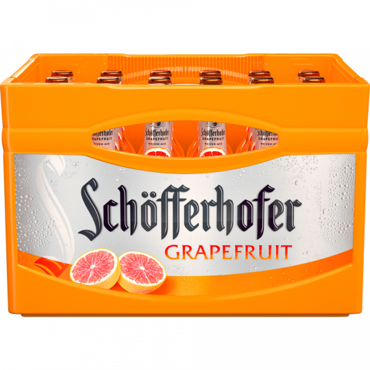 Schöfferhofer Weizen-Mix Grapefruit - Kiste 24 x 0,33 l 
