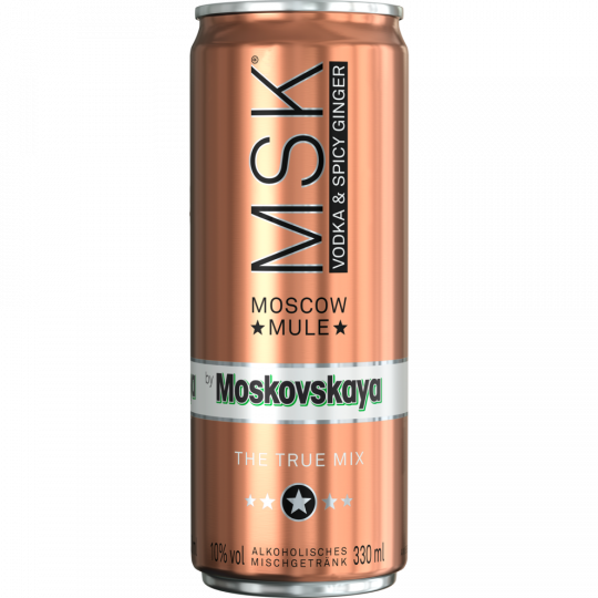 Moskovskaya Mocscow Mule Vodka & Spicy Ginger 10 % vol. 0,33 l 