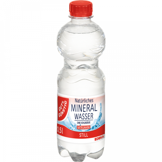 GUT&GÜNSTIG Mineralwasser Still 0,5 l 