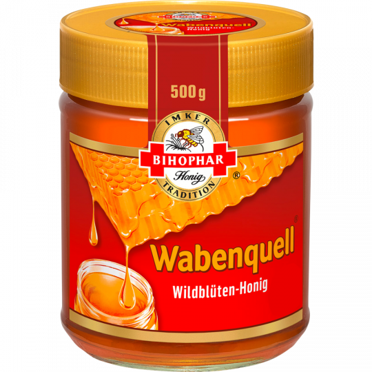 BIHOPHAR Wabenquell Wild-Blüten-Honig 500 g 