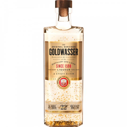 Distillery der Lachs Original Danziger Goldwasser 40 % vol. 0,7 l 