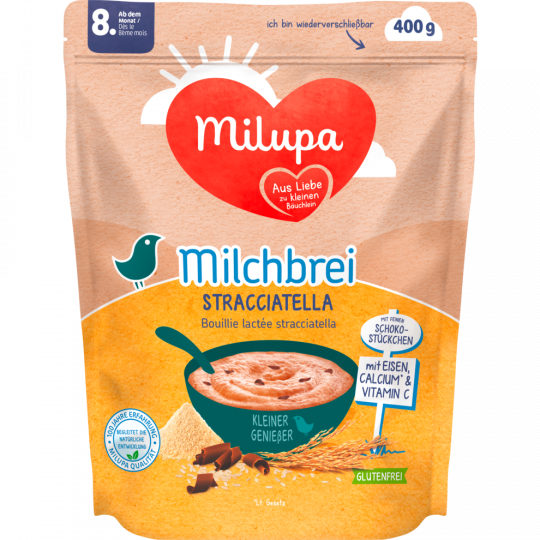 milupa Milchbrei Stracciatella ab dem 8. Monat 400 g 