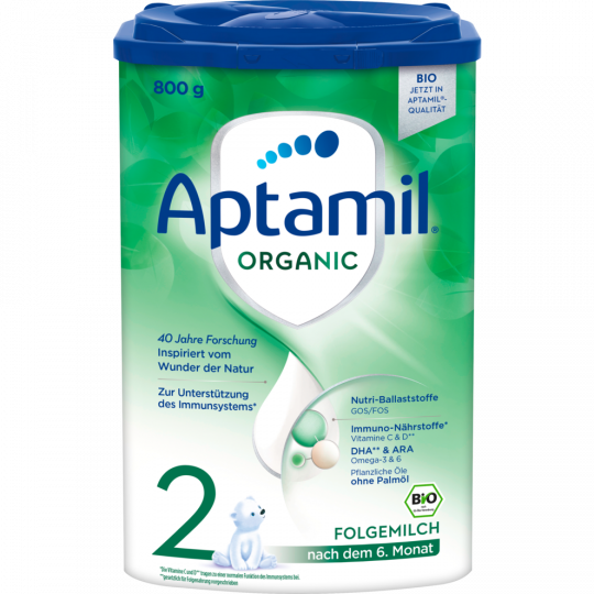 Aptamil Bio Folgemilch 2 nach dem 6. Monat 800 g 