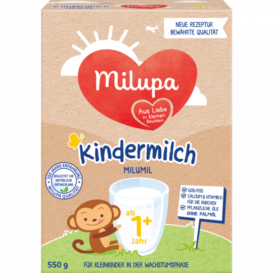 milupa Kindermilch Milumil ab 1+ Jahr 550 g 