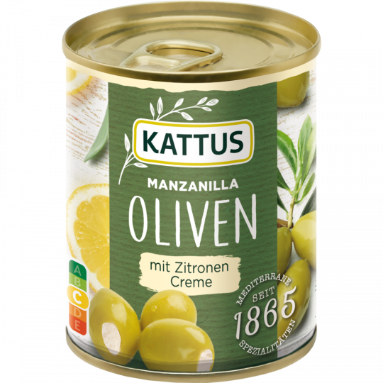 KATTUS Oliven mit Zitronencreme gefüllt 200 g 