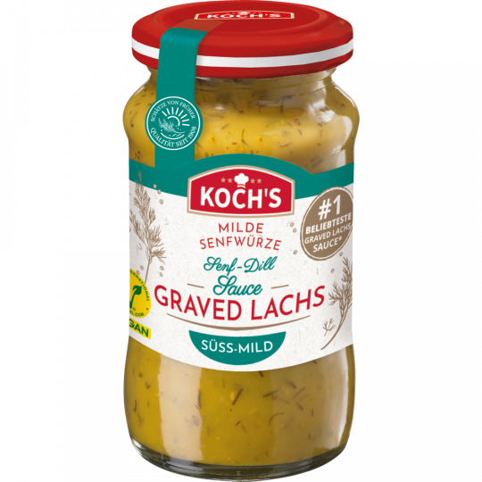 KOCH'S Senf-Dill Sauce für Graved Lachs 140 ml 
