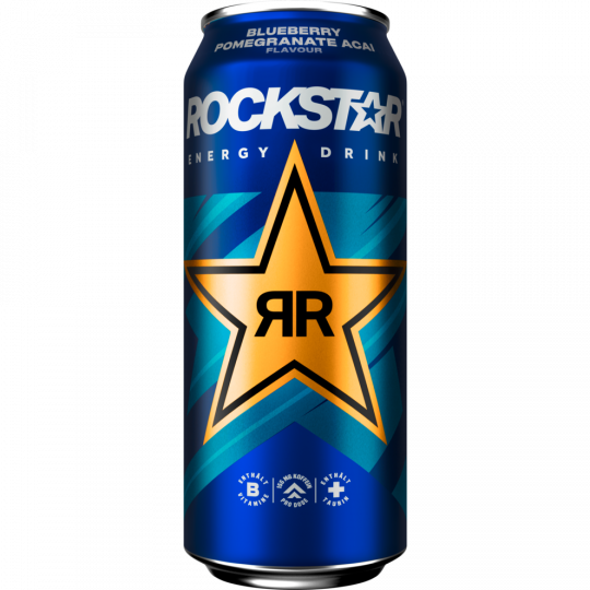 ROCKSTAR Energy Drink Xdurance Blueberry Pomegranate Acai 0,5 l 