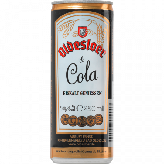 Oldesloer Weizenkorn & Cola 10,3 % vol. 0,25 l 