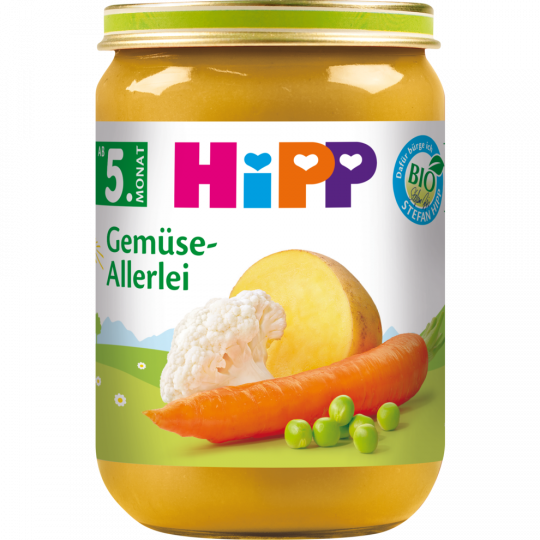 HiPP Bio Gemüse-Allerlei ab 5. Monat 190 g 