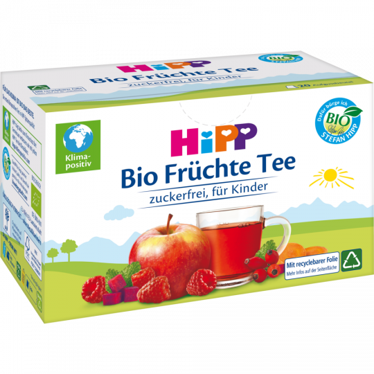 HiPP Bio Früchte Tee zuckerfrei 20 Teebeutel 