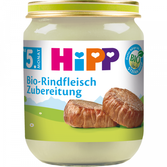 HiPP Bio Rindfleisch-Zubereitung ab 5. Monat 125 g 