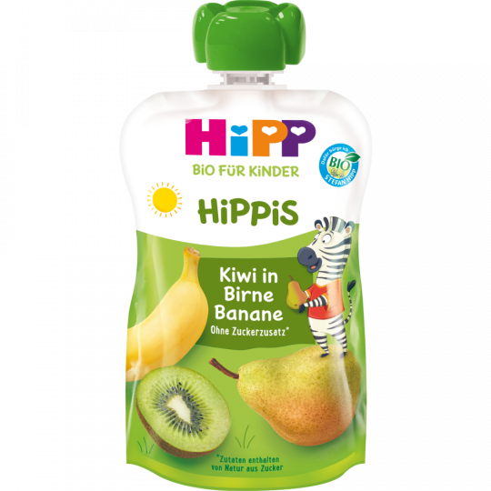 HiPP Bio Hippis Kiwi in Birne-Banane ab 1 Jahr 100 g 