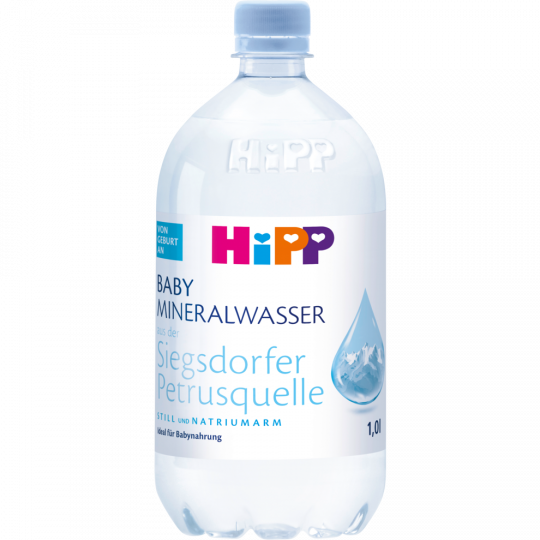 HiPP Baby Mineralwasser still + natriumarm 1 l 