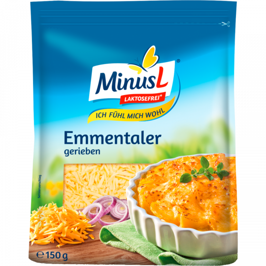 MinusL Laktosefrei Emmentaler 45 % Fett i. Tr. 150 g 