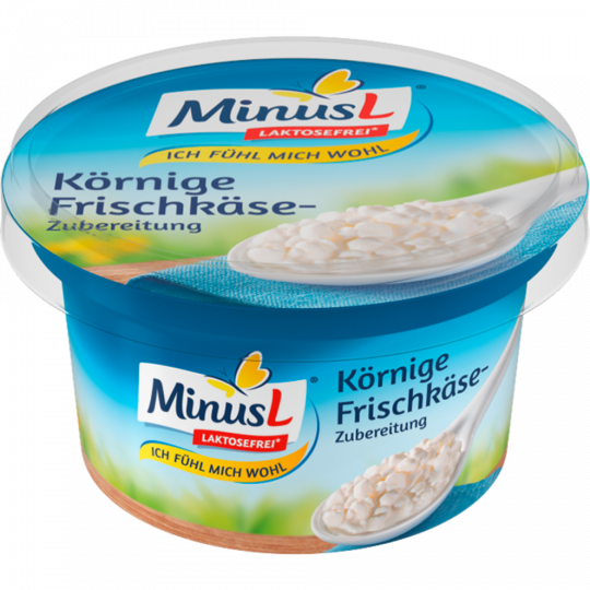 MinusL Laktosefrei Körniger Frischkäse 25 % Fett i. Tr. 150 g 