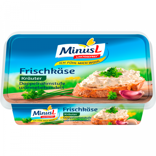 MinusL Laktosefrei Frischkäse Kräuter 70 % Fett i. Tr. 200 g 