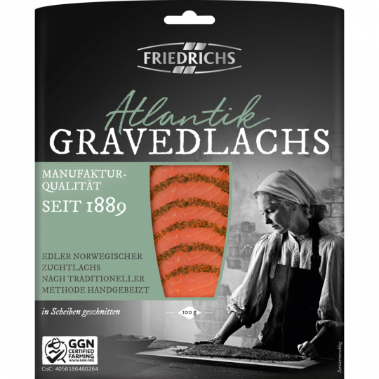 Friedrichs ASC Graved Lachs 100 g 