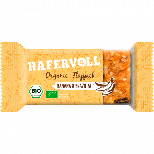 Hafervoll Bio Organic-Flapjack Banana & Brazil Nut 60 g 