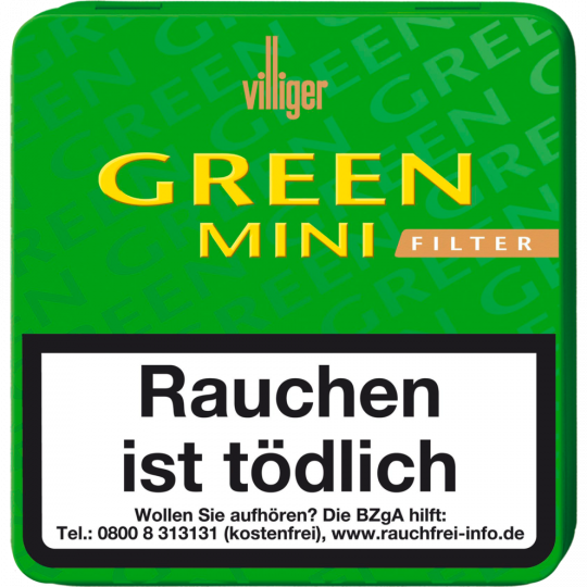 VILLIGER MINI Green Mini Filter 20 Stück 