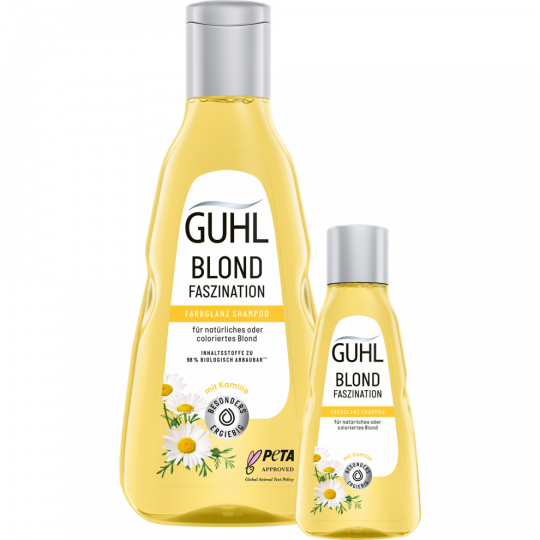 Guhl Blond Faszination Farbglanz Shampoo + Mini Shampoo 250 ml + 50 ml 