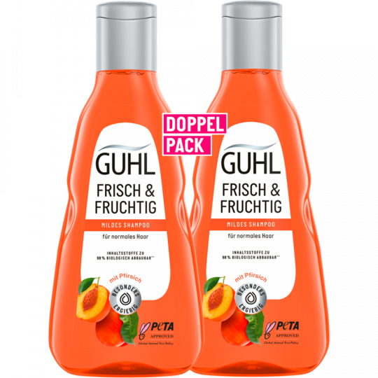 Guhl Frisch & Frucht Mildes Shampoo 2 x 250 ml 
