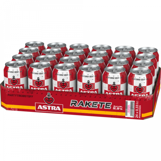 ASTRA Rakete - Tray 24 x 0,33 l 