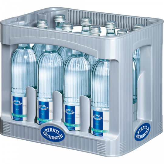 Staatl. Fachingen Mineralwasser Medium - Kiste 12 x 0,75 l 