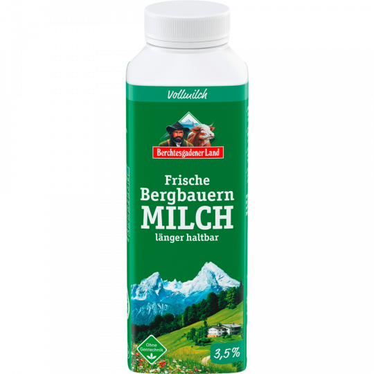 Berchtesgadener Land Frische Bergbauern Milch länger haltbar 3,5% Fett 400 ml 