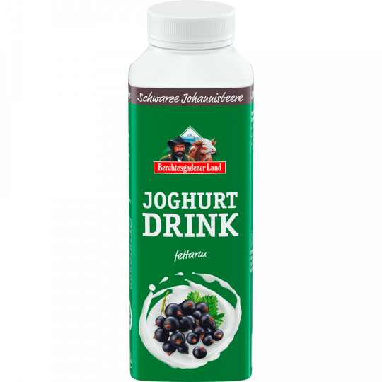 Berchtesgadener Land Joghurt Drink Schwarze Johannisbeere 1,5 % Fett 400 g 