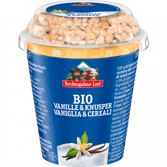 Berchtesgadener Land Bio Vanille & Knusper 3,9 % Fett 150 g 