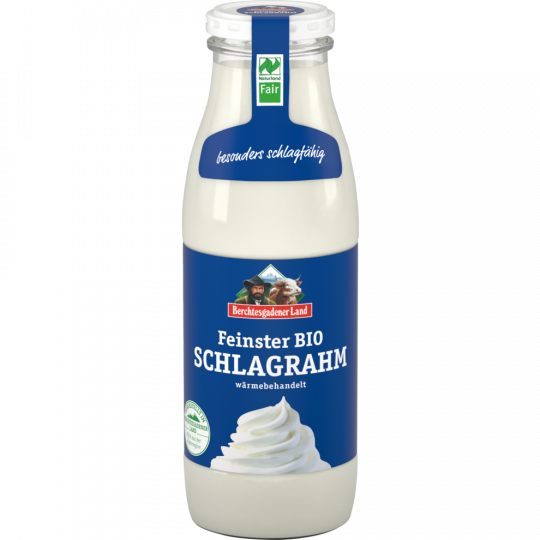 Berchtesgadener Land Bio Feinster Schlagrahm 32 % Fett 500 g 