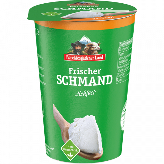 Berchtesgadener Land Frischer Schmand stichfest 24 % Fett 200 g 