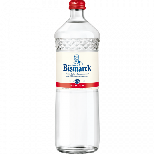 Fürst Bismarck Mineralwasser Medium 0,75 l 