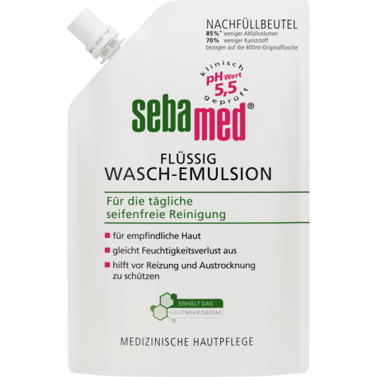 sebamed Flüssig Wasch-Emulsion Nachfüllbeutel 400 ml 