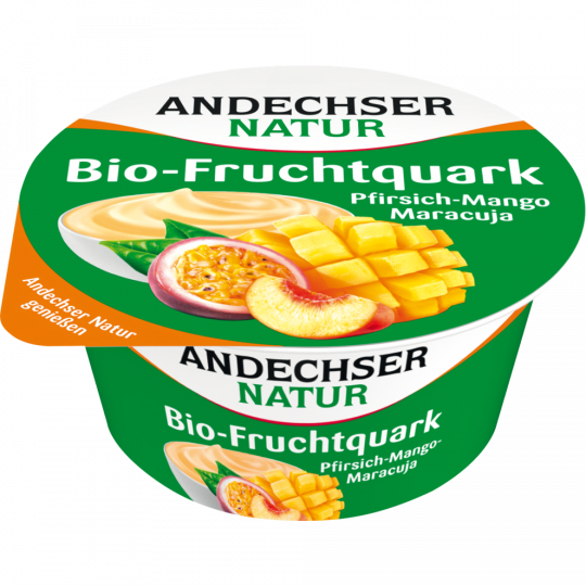 Andechser Natur Bio Fruchtquark Pfirsich-Mango-Maracuja 20 % Fett 150 g 
