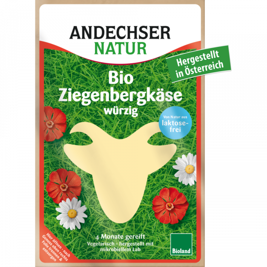 Andechser Natur Bio Ziegenkäse in Scheiben 48% Fett i. Tr. 100 g 