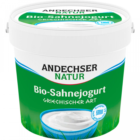 Andechser Natur Bio Sahnejoghurt nach griechischer Art 10 % Fett 1 kg 