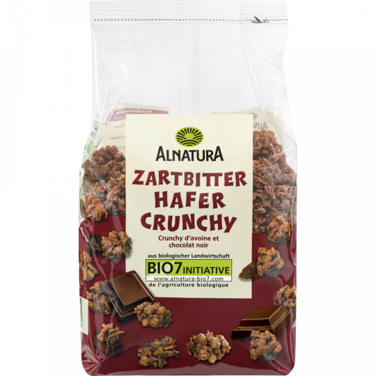 Alnatura Bio Zartbitter Hafer Crunchy 375 g 
