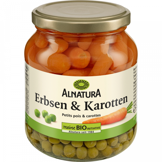 Alnatura Bio Erbsen & Karotten 340 g 