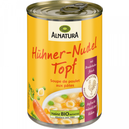 Alnatura Bio Hühner-Nudel-Topf 400 g 