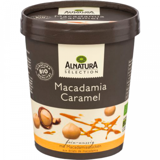Alnatura Bio Sélection Macadamia-Caramel Eiscreme 500 ml 