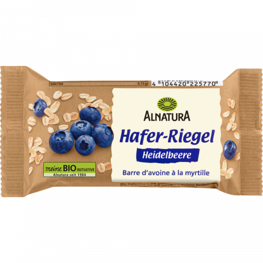 Alnatura Bio Hafer-Riegel Heidelbeere 60 g 