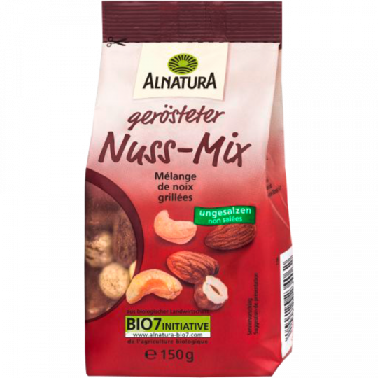 Alnatura Bio gerösteter Nuss-Mix 150 g 
