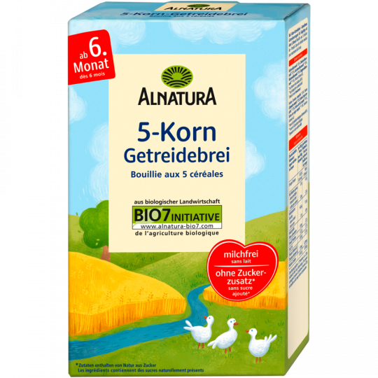 Alnatura Bio 5-Korn-Getreidebrei 250 g 