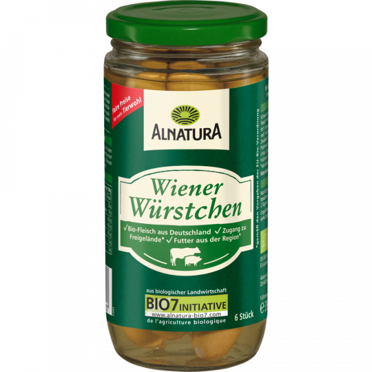 Alnatura Bio Wiener Würstchen 6 Stück 