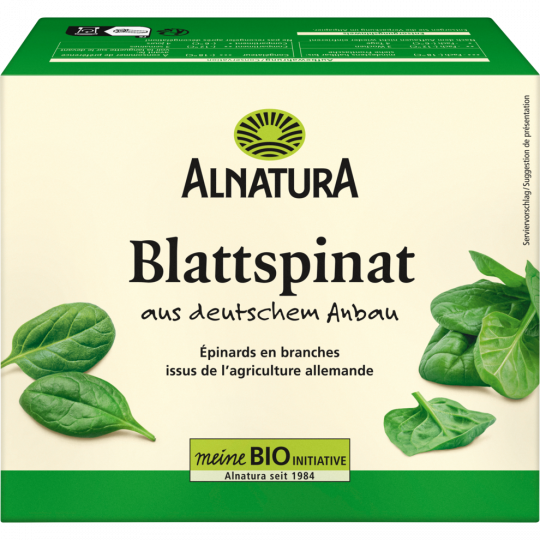 Alnatura Bio Blattspinat 450 g 