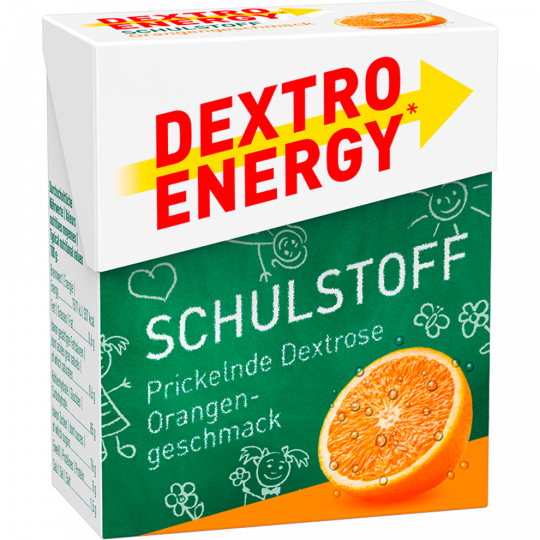 DEXTRO ENERGY* Schulstoff Orange 50 g 