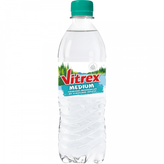 Vitrex Mineralwasser Medium 0,5l 