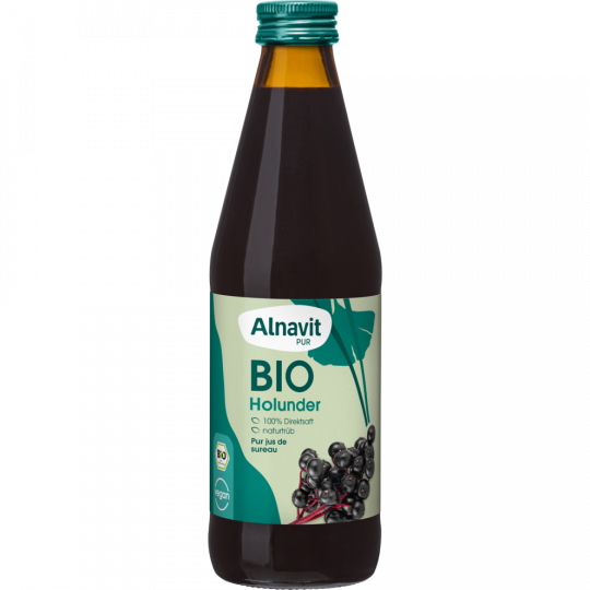 Alnavit Bio Holunder Direktsaft 0,33 l 
