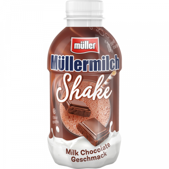 müller Müllermilch Shake Milk Chocolate Geschmack 400 ml 
